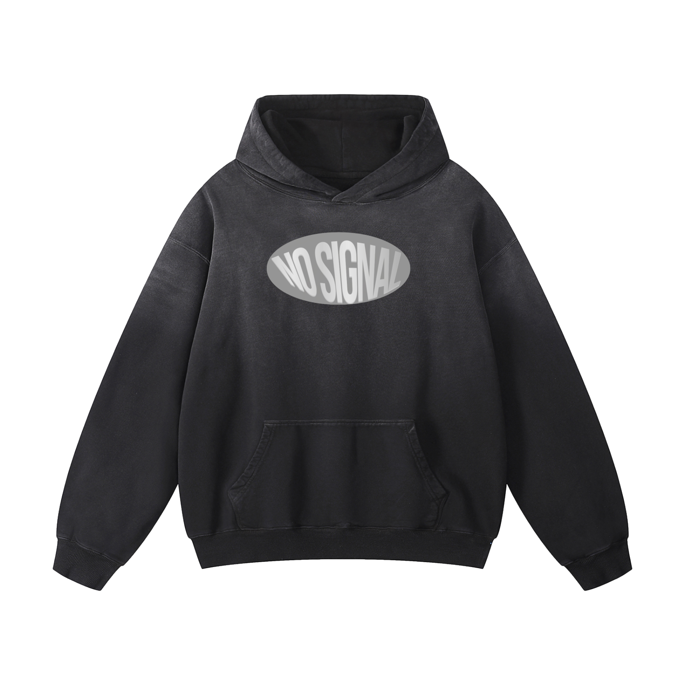 No Signal sun washed hoodie